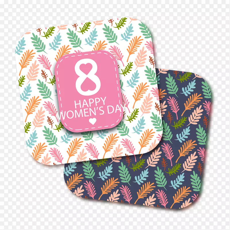 国际妇女节妇女贺卡-新鲜颜色的妇女节贺卡材料