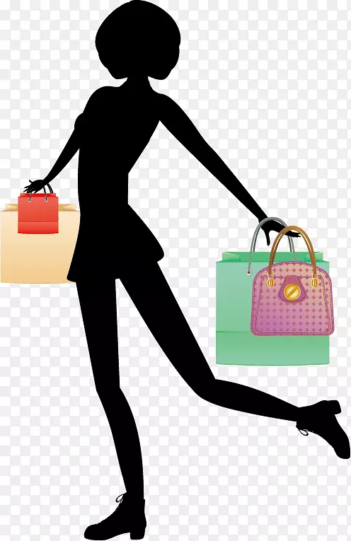 购物用品摄影包-免费-女性购物载体