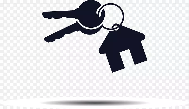 房屋钥匙标志房地产.钥匙