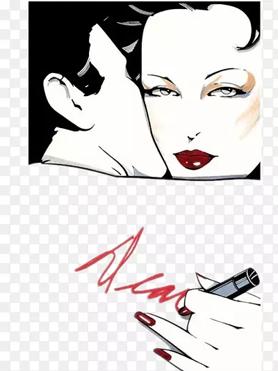 纳格尔海报艺术插图-男女之间的爱情