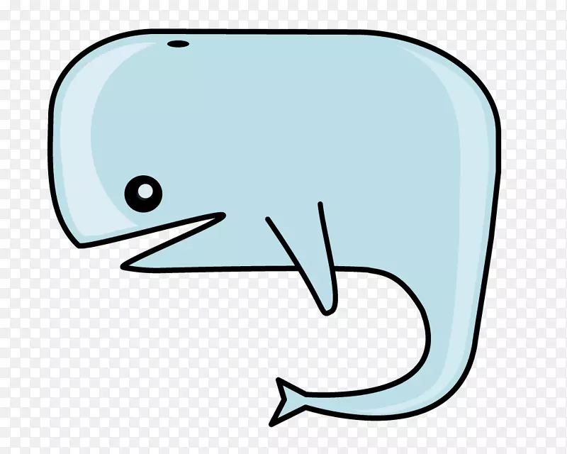 蓝鲸动画剪辑艺术-卡通海豚