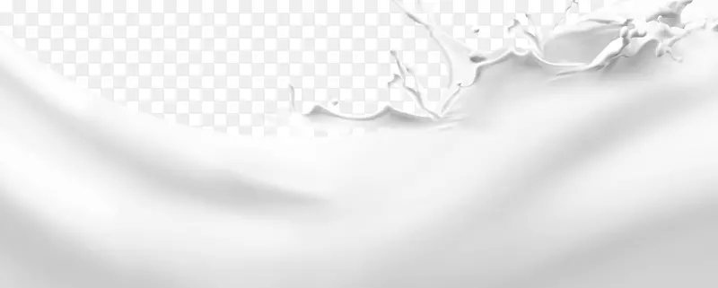 黑白图案-创意白色牛奶滴