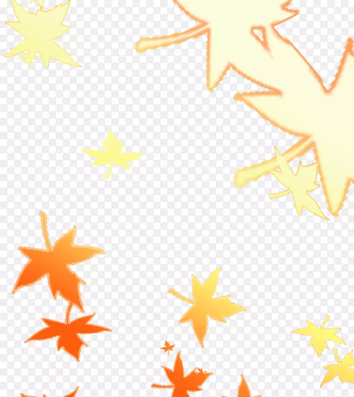 黄红枫叶剪贴画-黄枫叶PNG图片素材下载_图片编号325686-PNG素材网