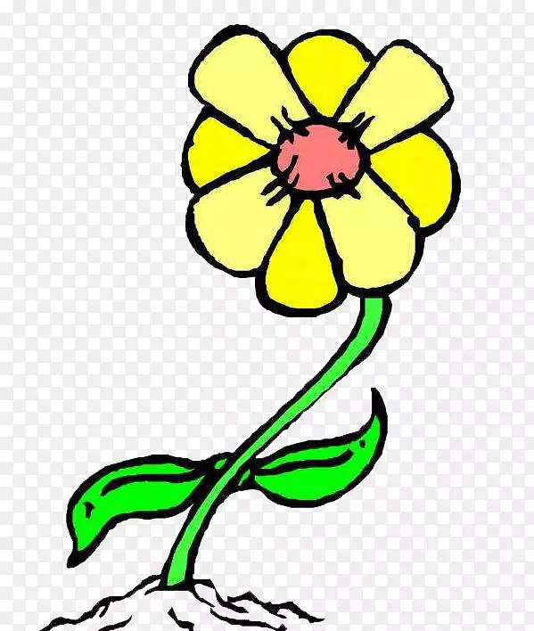 花黄色花卉设计-黄色向日葵