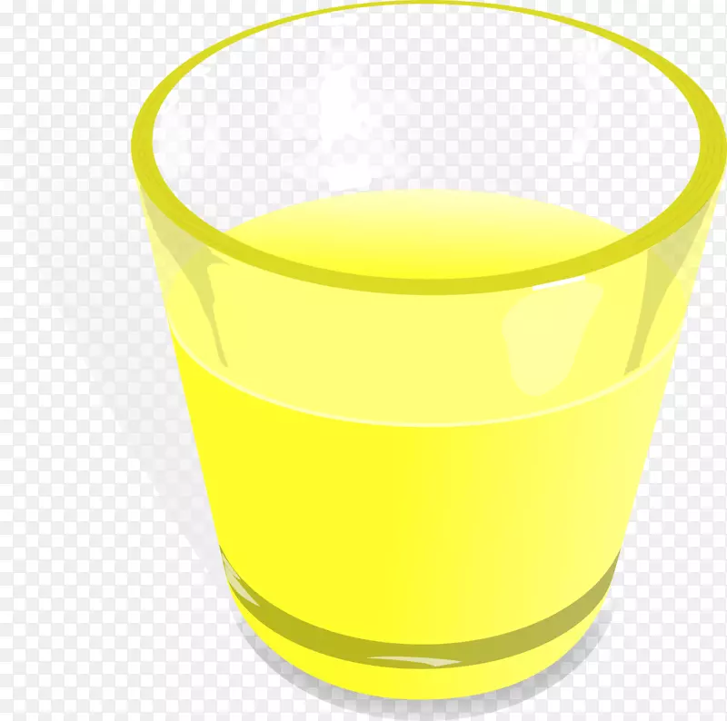 玻璃杯水夹艺术-美味的柠檬水