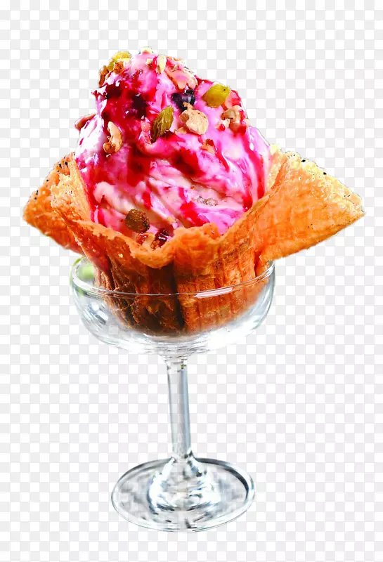 冰淇淋圣代冰糕巧克力-我的蓝莓之夜冷