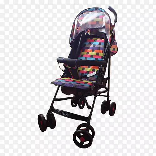 婴儿运输紫黑色婴儿轮椅