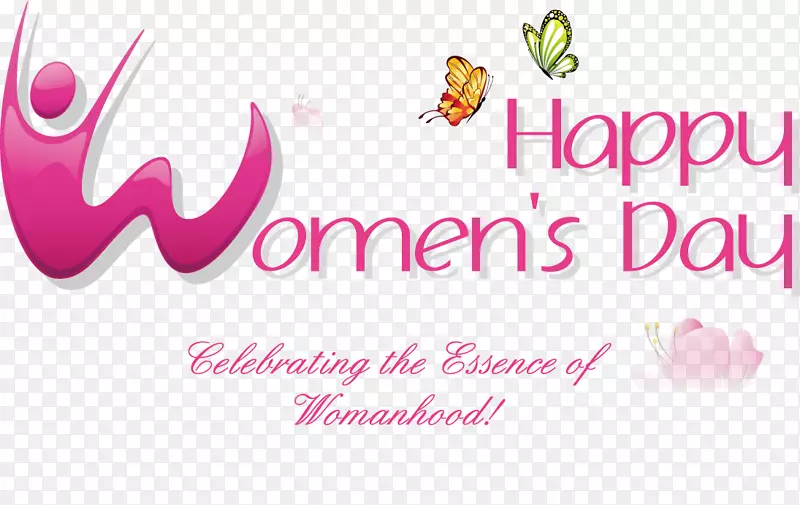 国际妇女节3月8日妇女幸福情人节-妇女节主题载体材料