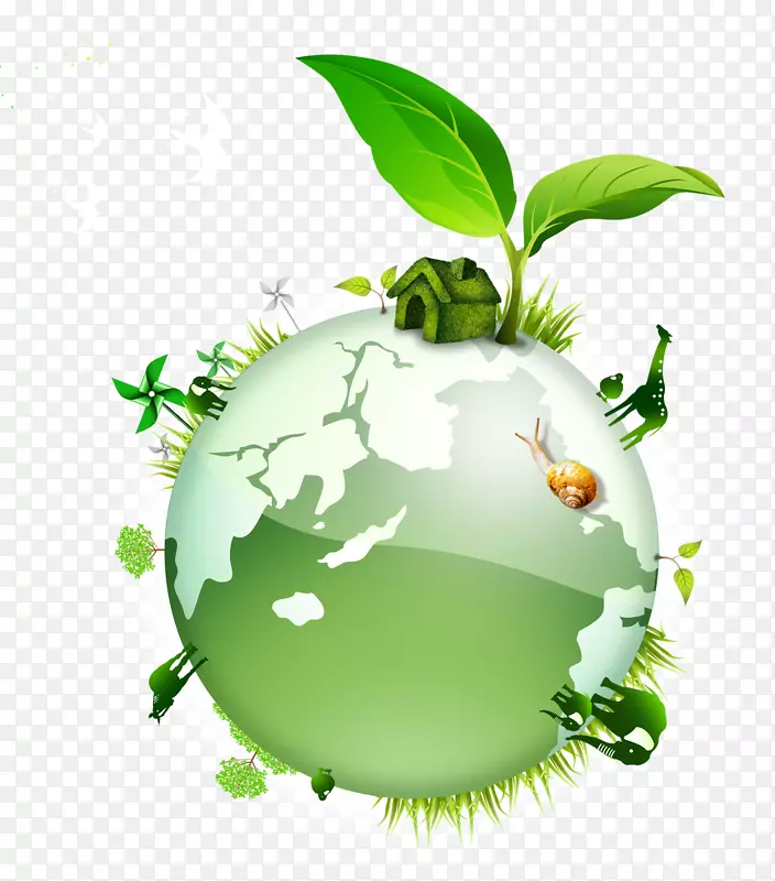 地球日一小时大自然母亲墙纸-绿色地球