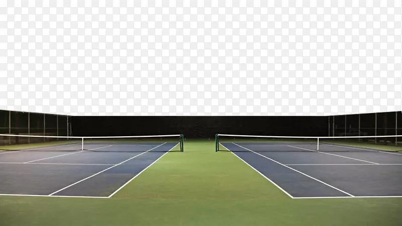 网球中心区域角-羽毛球场