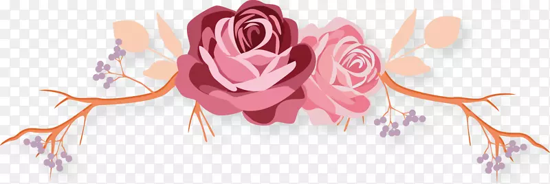 玫瑰花冠-情人节花饰