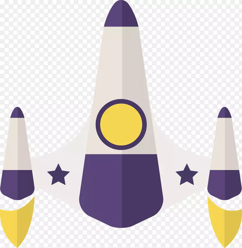 飞机火箭-创造性设计图标空间平面