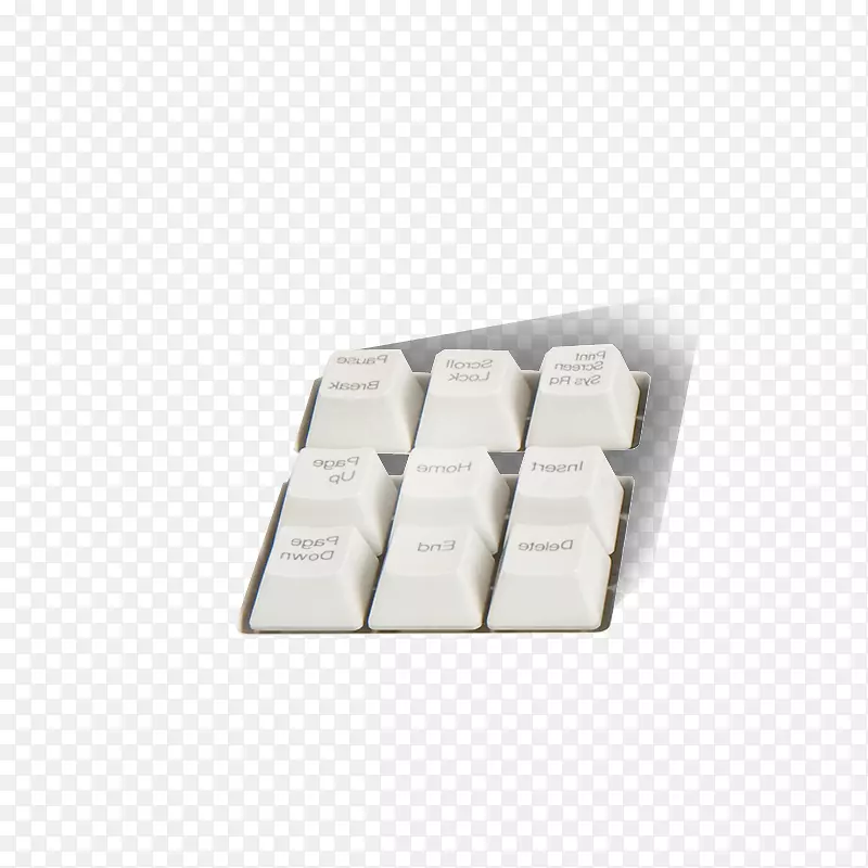 电脑键盘电脑鼠标-白色键盘