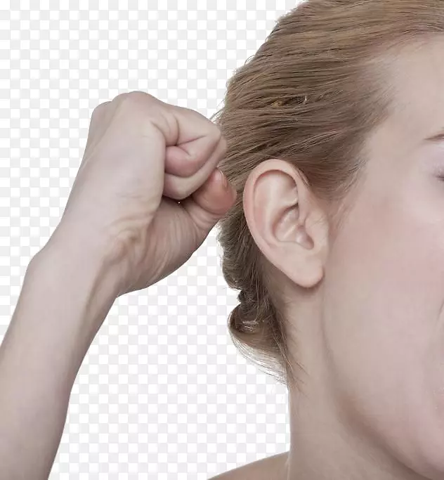 耳垂耳机蓝牙无线-女性人耳