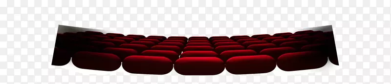 品牌红色字体-红色舞台座椅