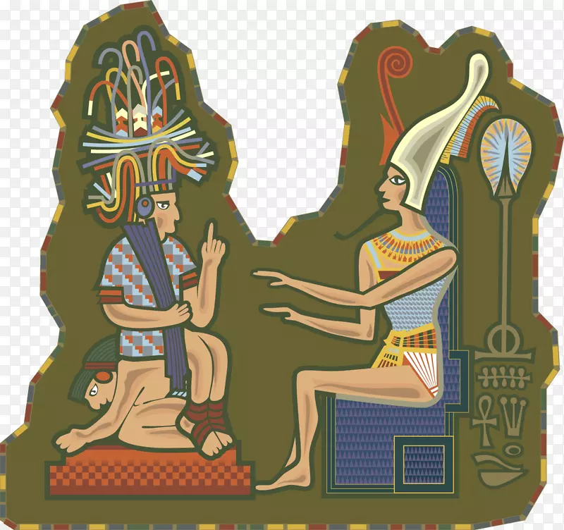 古埃及符号插图-中世纪人