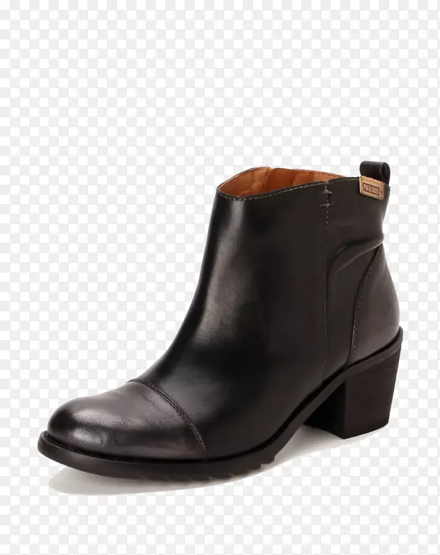 靴牛皮下载-简单的黑色第一层牛皮轮女靴