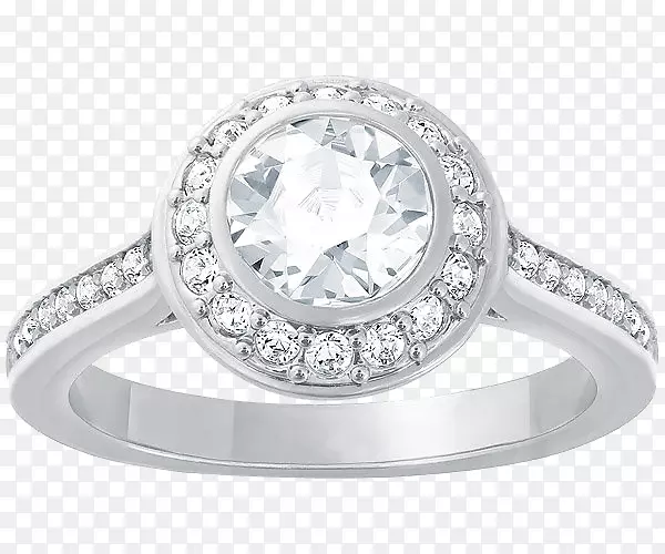 耳环珠宝戒指尺寸订婚戒指施华洛世奇珠宝圆环