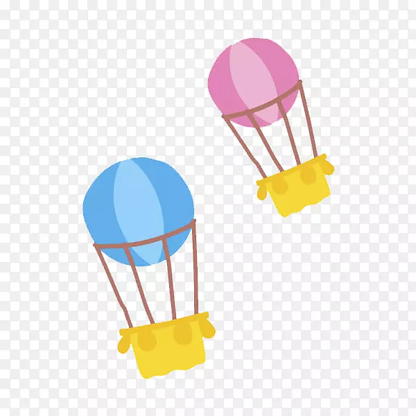 热气球降落伞.彩色降落伞