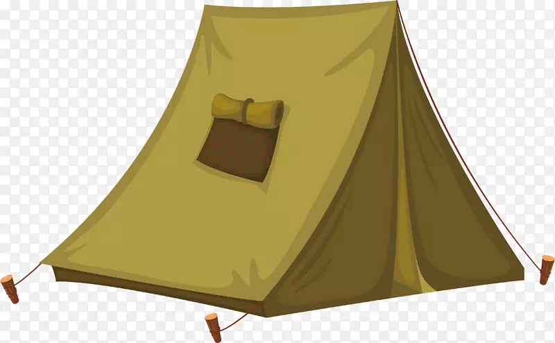 帐篷t恤-陆军绿色野战帐篷