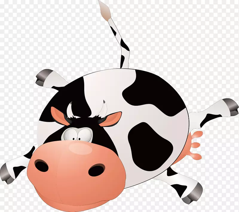 得克萨斯州长角牛乳牛剪贴画-奶牛
