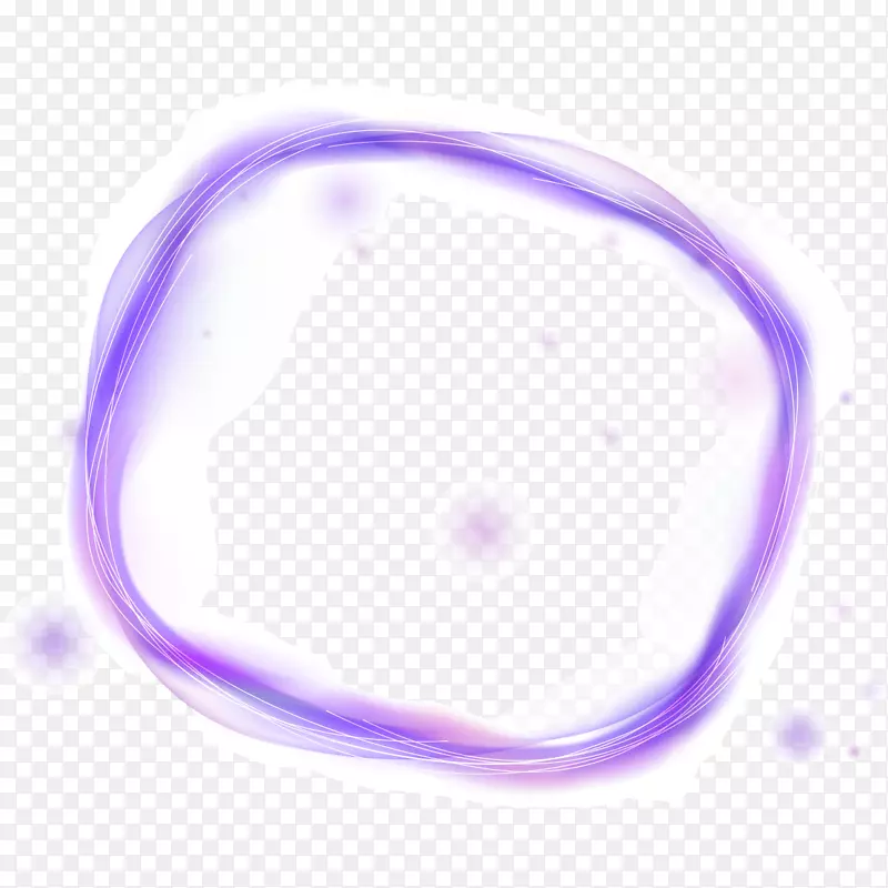 紫色特效-紫色圆形框架效果