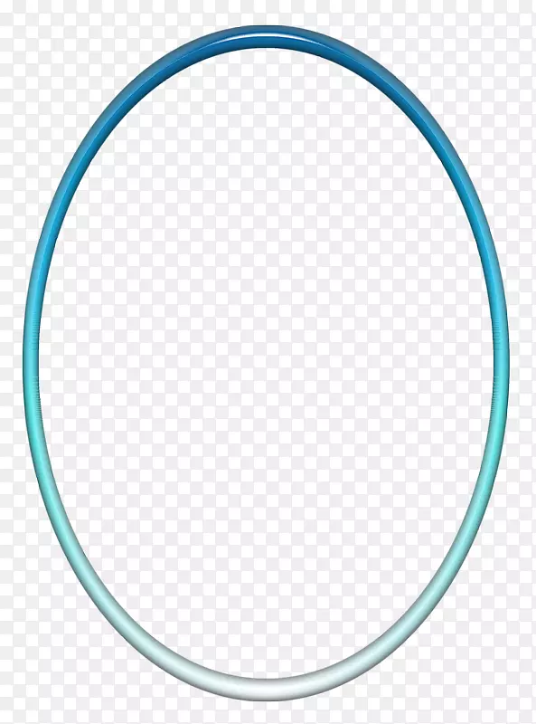 圆面积角图案-蓝色椭圆环