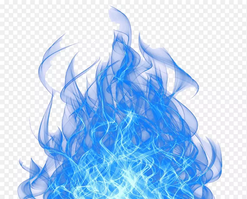 火焰蓝色火焰-冷蓝色火焰