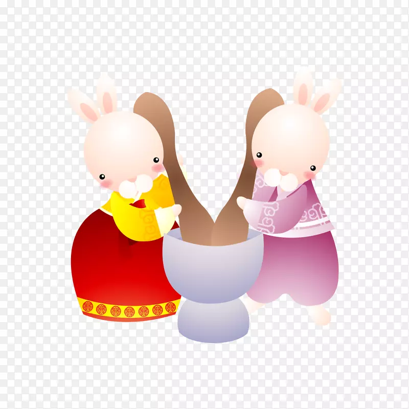 卡通插画-卡通情侣