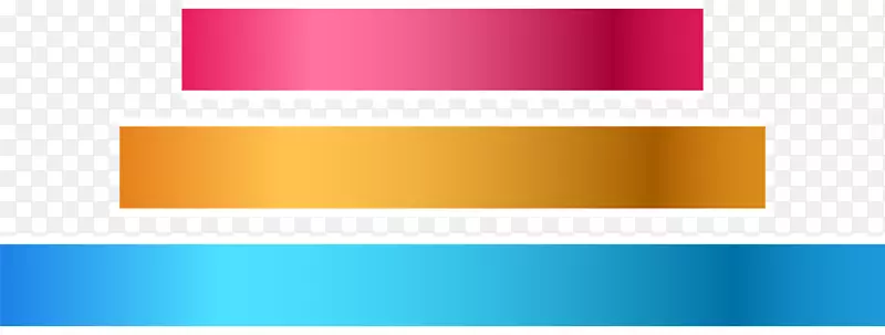 品牌标志字体-彩色简单的水平线