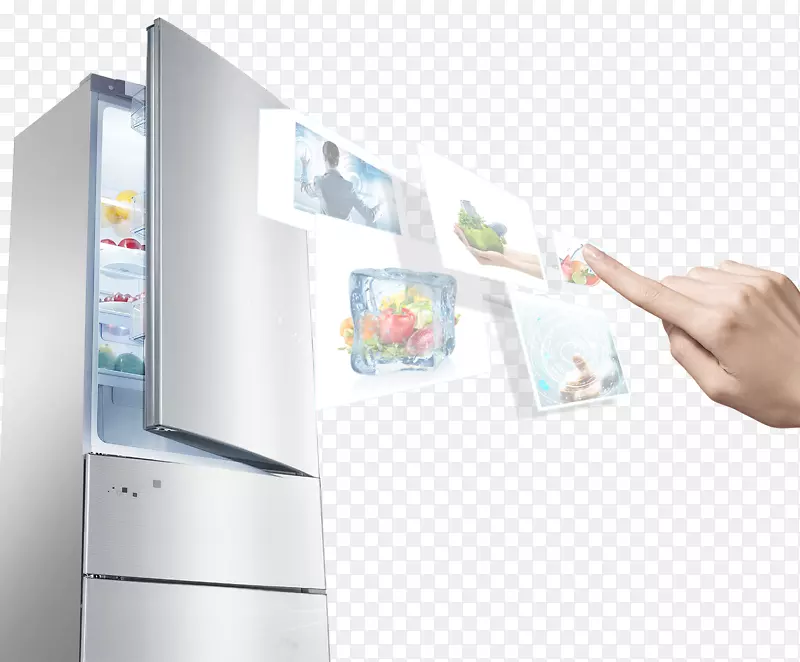 冰箱主要家电图标-智能技术冰箱