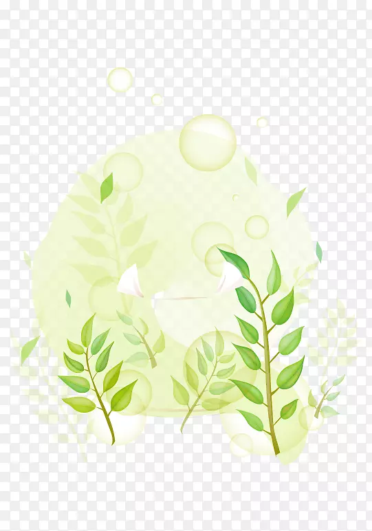 瑜伽下载-绿色背景