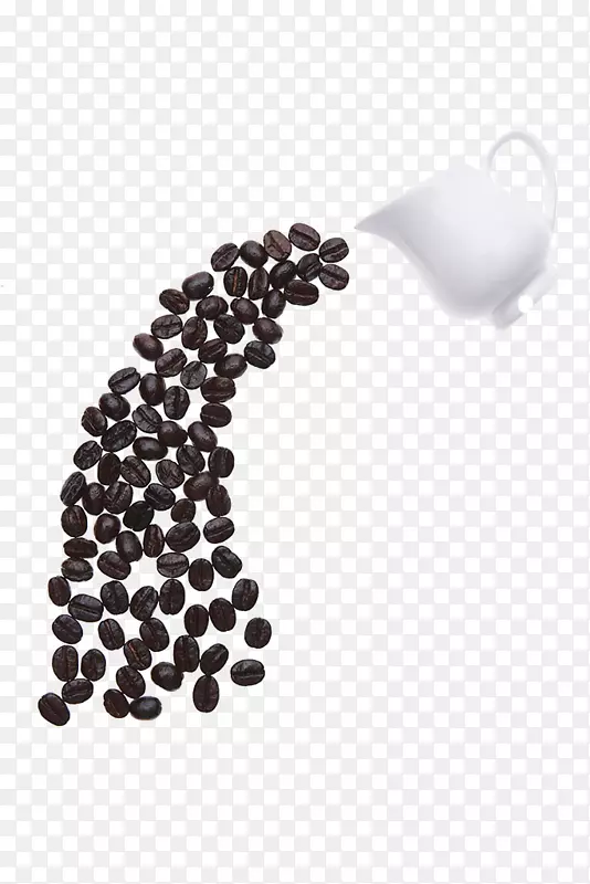 咖啡拿铁咖啡早餐-咖啡豆
