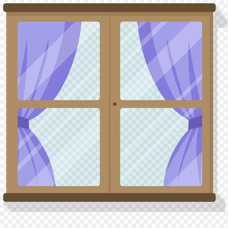 窗帘布平设计.平窗