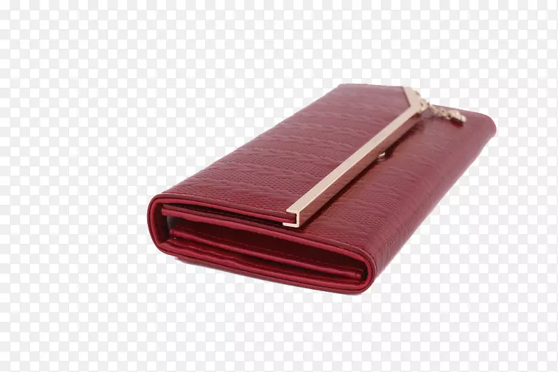 钱包礼品手提包拉链-创意钱包，红色钱包