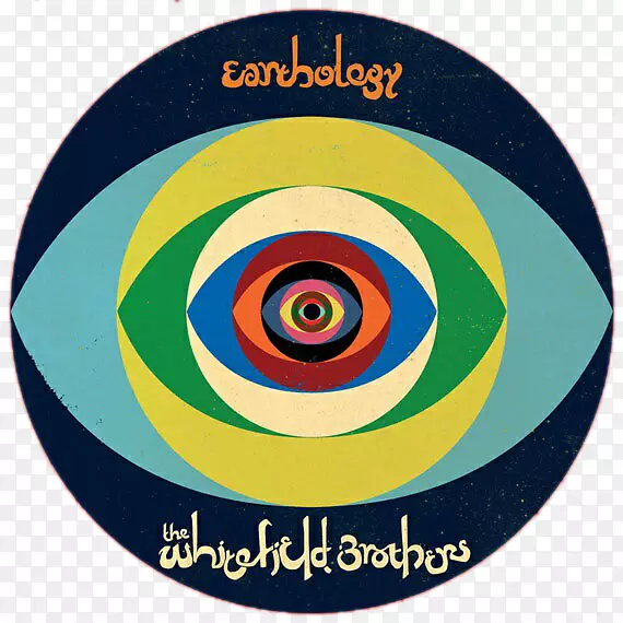 怀特菲尔德兄弟的地球学在原始专辑恐惧空间的眼睛在一个圆形的。