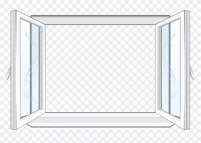 窗口动画-白色上打开的窗口
