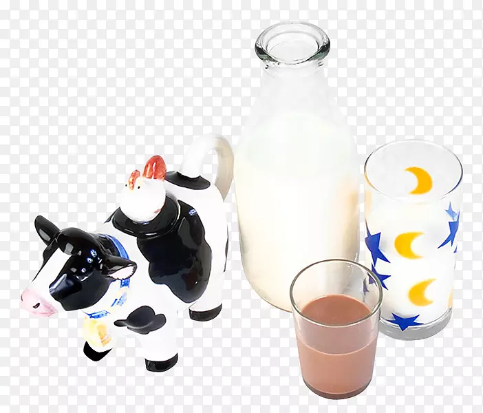咖啡、牛奶、牛、玻璃瓶、奶牛、玻璃玩具、儿童