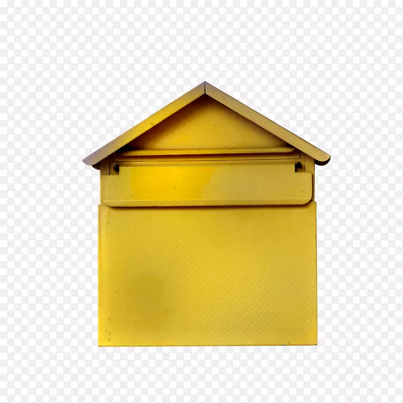 信箱黄色-金色的房子