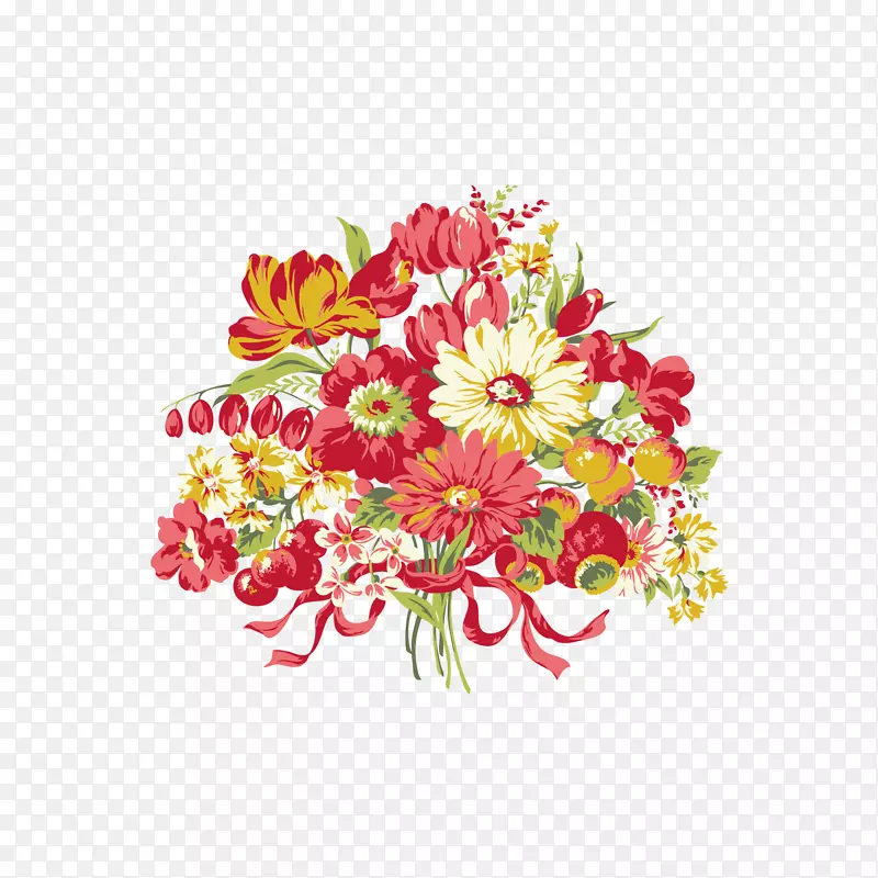 菊花插画.花束PNG图片素材下载_图片编号333570-PNG素材网
