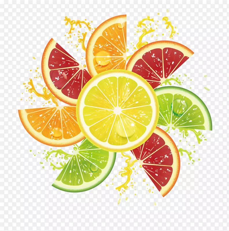 柠檬下载-美味果汁饮料广告设计