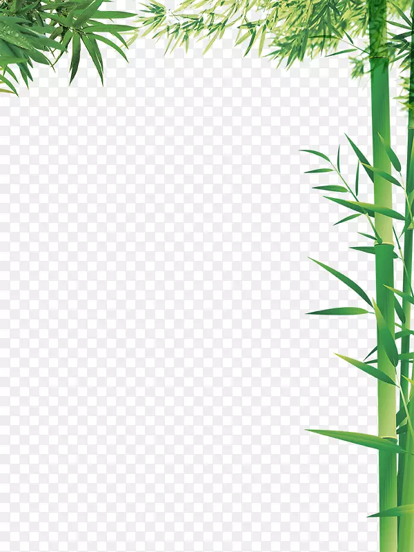 竹柱-绿柱