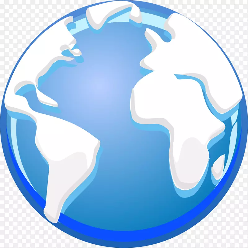 万维网网页设计剪贴画蓝地球