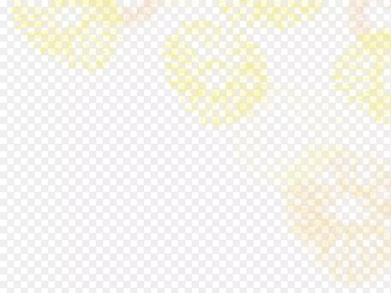 对称黄角图案-烟花