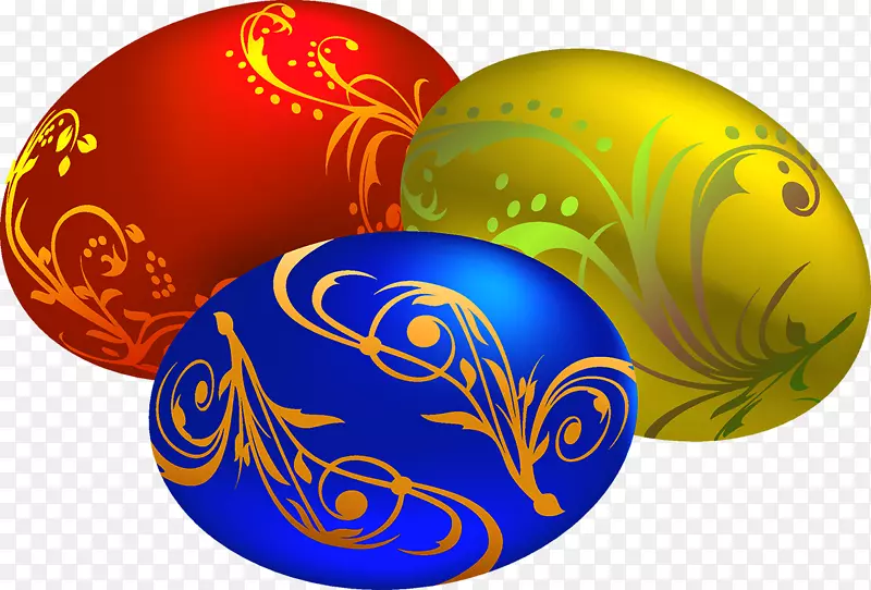 彩蛋剪贴画-复活节彩蛋