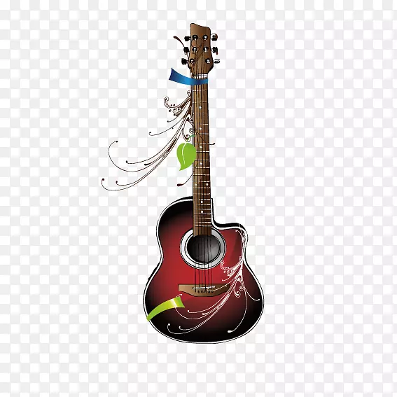 吉他插画乐器摇滚电吉他