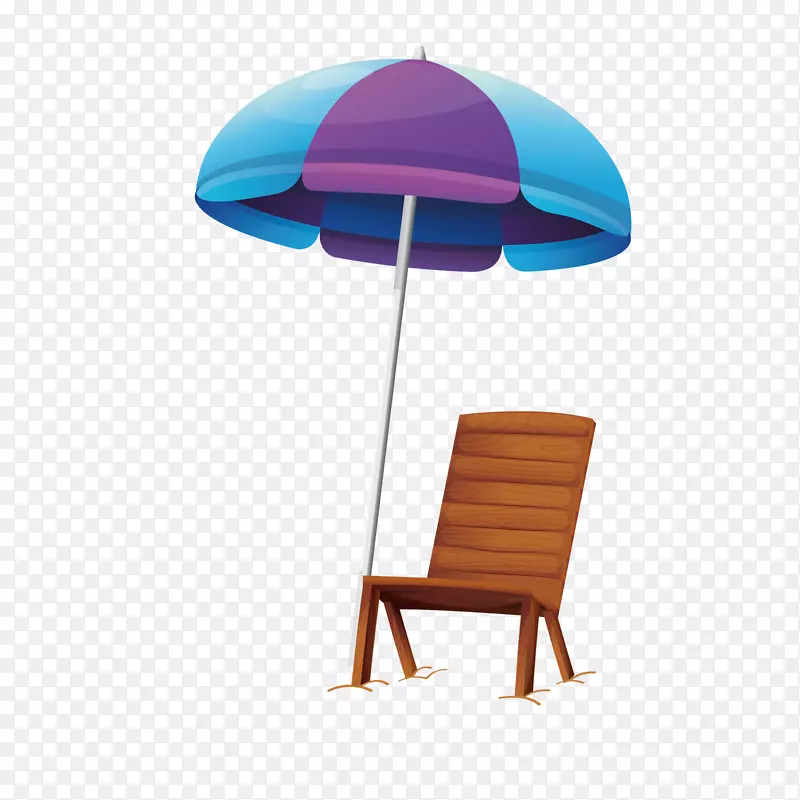 海滩版税-免费剪贴画-木椅
