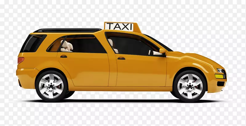 出租车纽约市机场巴士黄色出租车运输-出租车材料图片