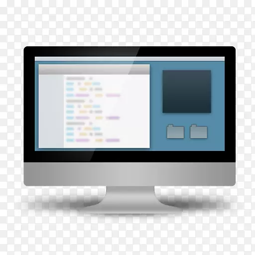 计算机编程源代码图标-3D计算机