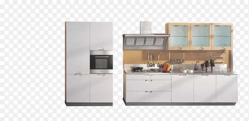 厨房门柜家具聚氯乙烯冰箱柜